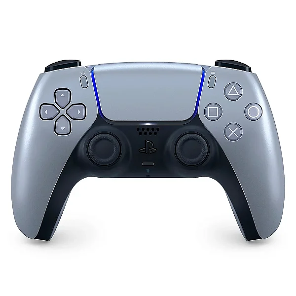 Controle Sem Fio PS5 DualSense Sterling Silver - Original Sony