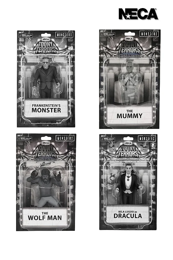 NECA Action Figures Universal Monsters Toony Terrors Series 10