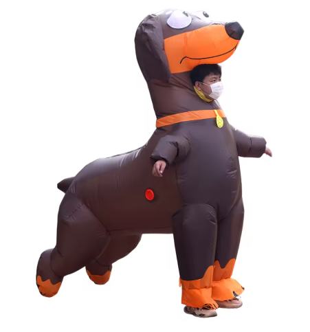Fantasia Inflável Cão Salsicha
