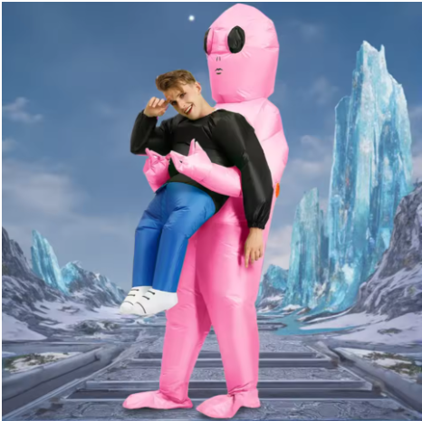 Fantasia Alien Inflável - Fantasias e Cosplay Alta qualidade