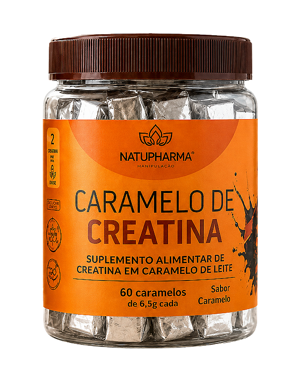 Caramelo de Creatina	60 caramelos - 6,5g cada