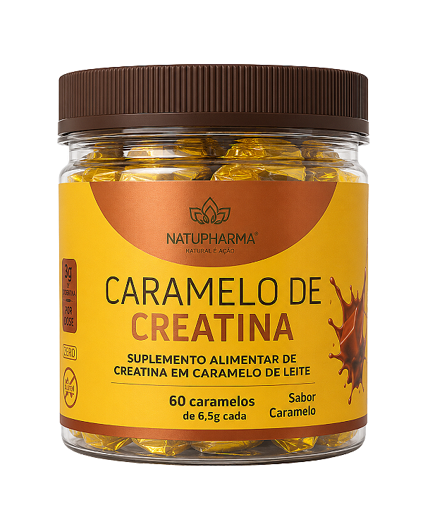 Caramelo de Creatina	60 caramelos - 6,5g cada