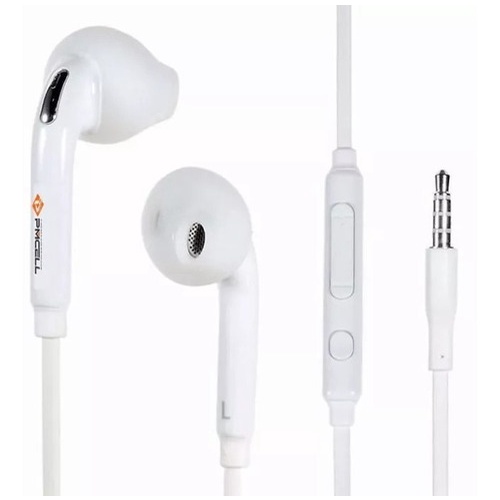Fone De Ouvido Pmcell Original Branco P2 Com Microfone FO-12