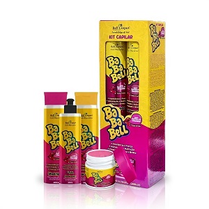 Kit Capilar BabaBell Tutti Frutti (Cheirinho de Babalu) com 4 Itens