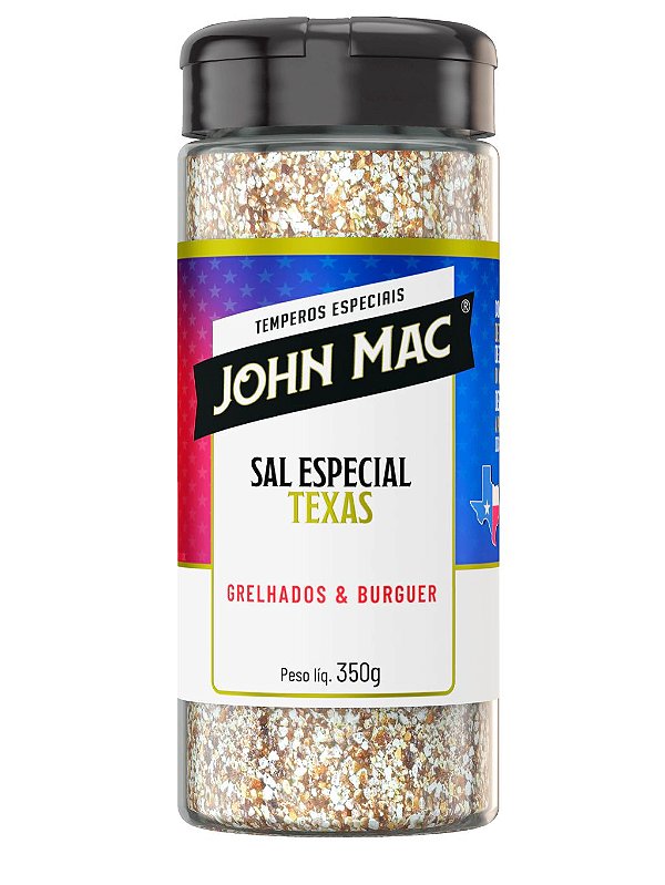 SAL ESPECIAL TEXAS AMERICANO - JOHN MAC - 350g
