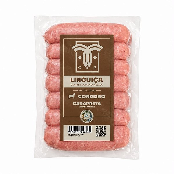 LINGUIÇA DE CORDEIRO - CARAPRETA - 300g