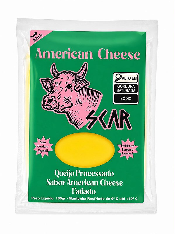 AMERICAN CHEESE 6 FATIAS - SCAR 160g
