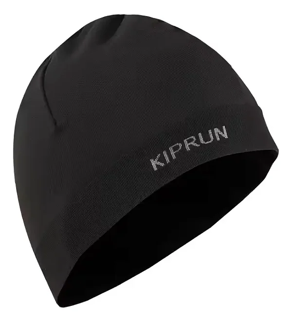 Gorro Térmico de Corrida Sem Costura Preto KIPRUN