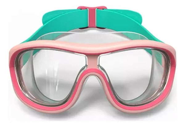 Máscara de Natação SWIM 100 V2 Infantil/Juvenil Rosa