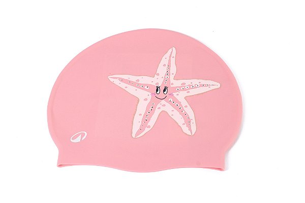 Touca Infantil de Silicone Rosa
