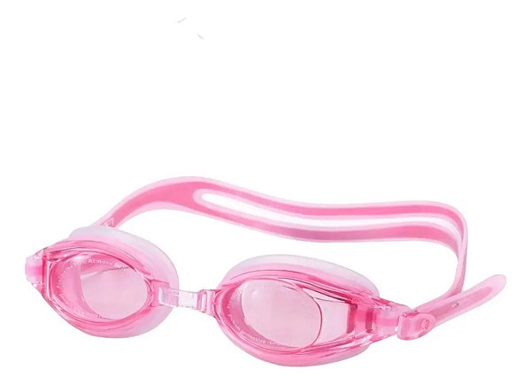 Óculos de Natação Antiemçante Speedo Izy! Small Ajustavel Proteção Ultravioleta para Iniciantes ROSA