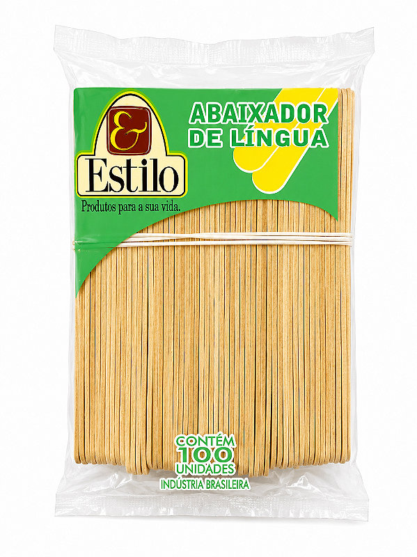 Pacote de Abaixador de Língua da Estilo - 100 unidades