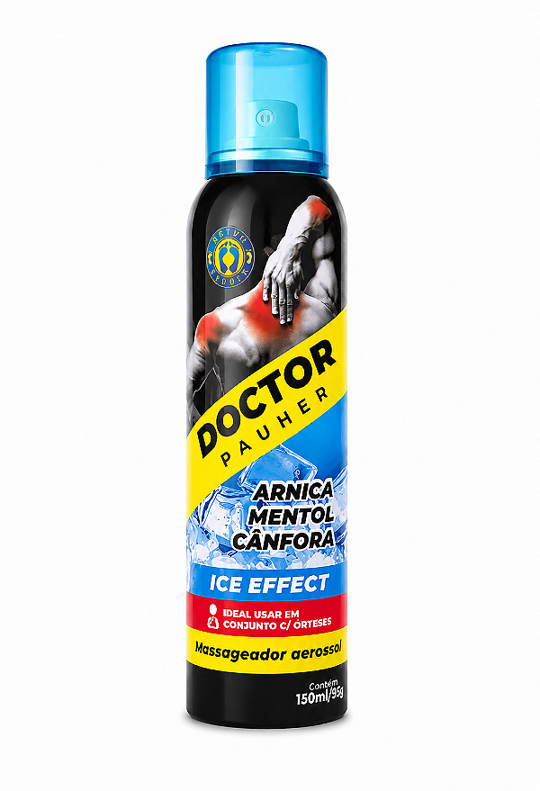 Spray Massageador Aerosol Ice Effect Doctor Pauher Refrescante Muscular 150ml