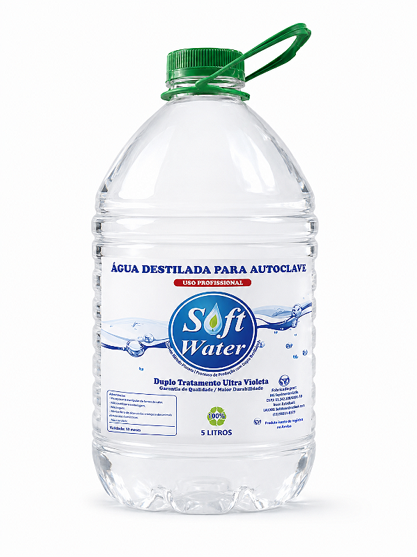Água Destilada Soft Water 5L