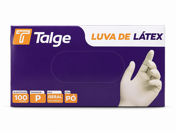 Luva de Látex Talge - 100 unidades