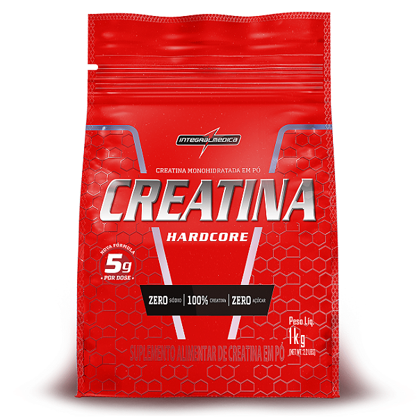 Creatina 100% Pura Pouch 1kg Integralmedica
