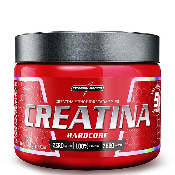 Creatina 100% Pura 150g Hardcore Integralmedica