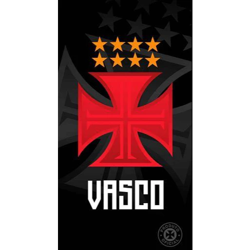 Toalha Banho Vasco 100% Algodão Aveludada 70x140
