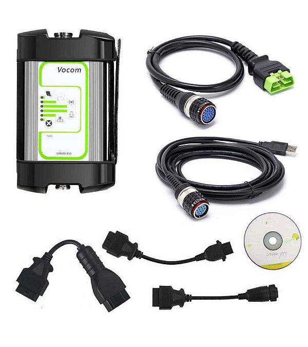 Kit Vocom Volvo Penta + Versão Vodia 5.2.114 + Kit Cabo penta