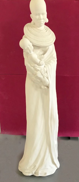 AFRICANA C/FILHO 80CM - 1001