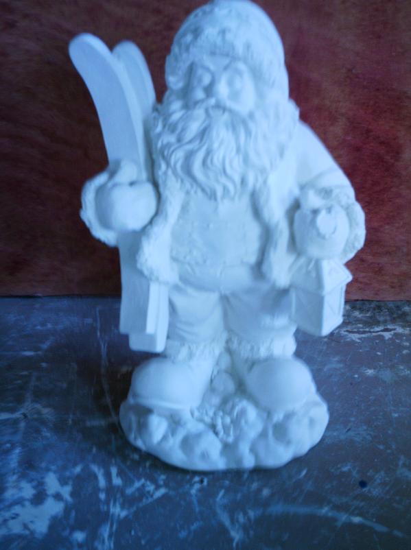 PAPAI NOEL COM ESQUI 30CM - 0974