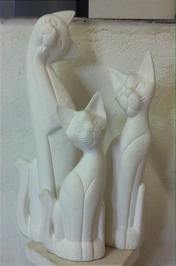 TRIO DE GATO GRANDE - 0988-A