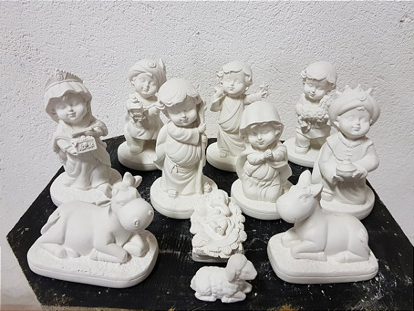 PRESÉPIO CRIANÇAS 14CM (11 PEÇAS) - 1294