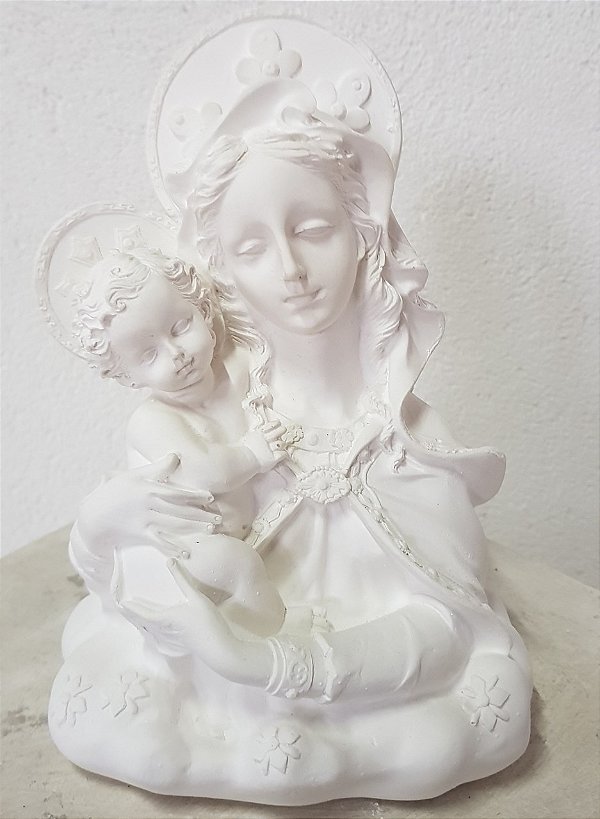 MADONA BUSTO NA NUVEM 20CM - 1295