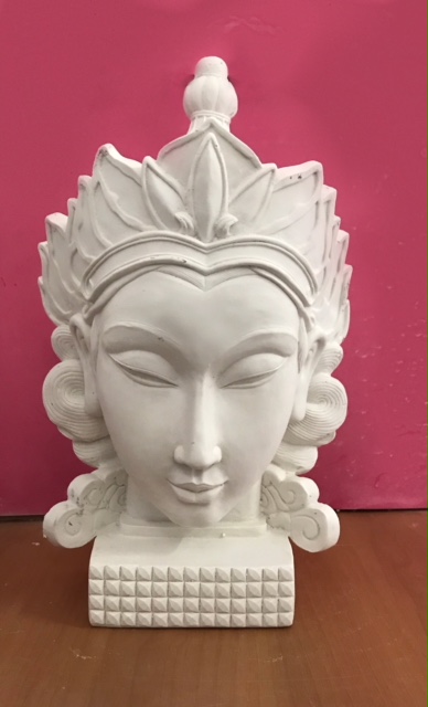 CABEÇA DE BUDA COM COROA - 1850
