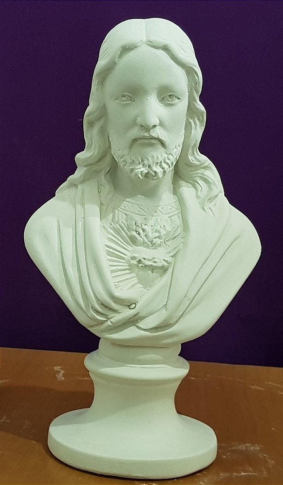 BUSTO SAGRADO CORAÇÃO DE JESUS 26CM - 1952