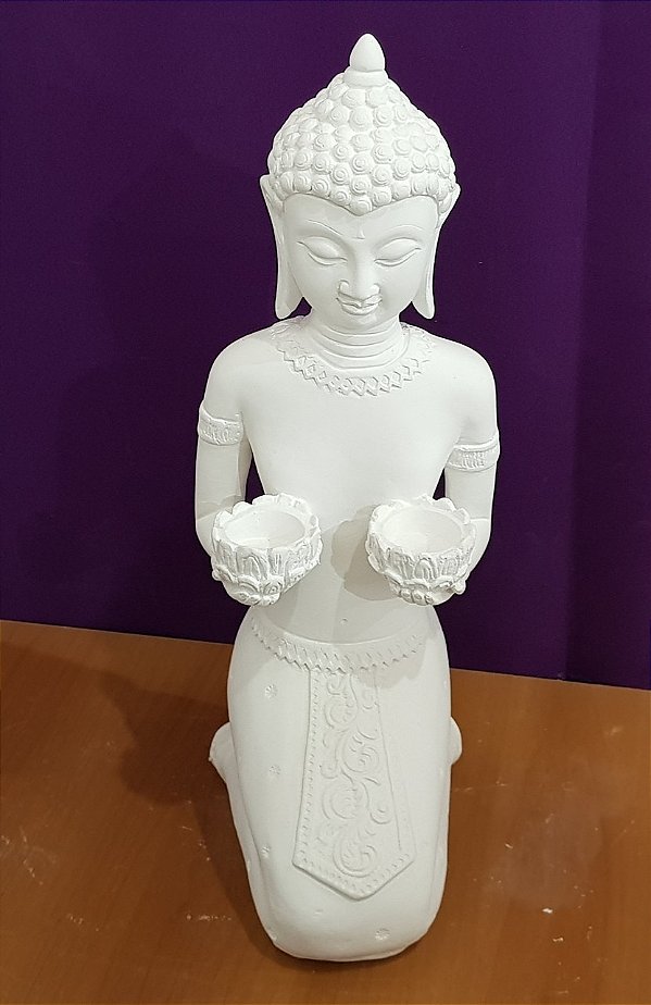 BUDA 2 CASTIÇAL 47CM - 2032