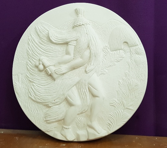 OBALUAE PLACA 37CM - 2118