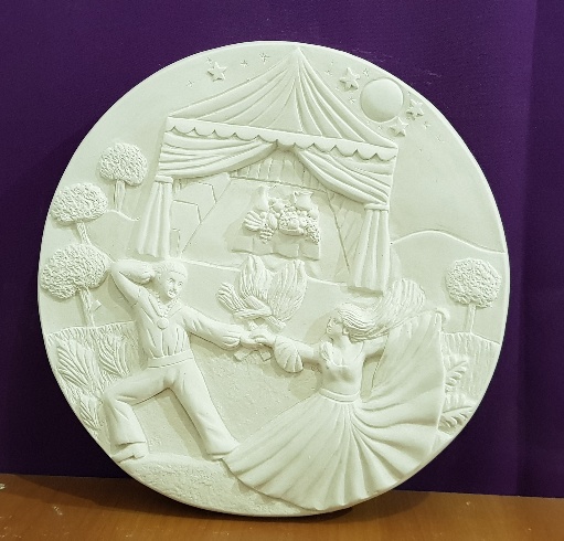 CIGANO PLACA 34CM - 2125