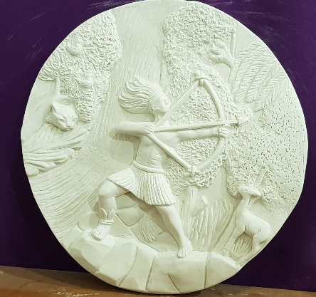 OXÓSSI PLACA 38 CM - 2158