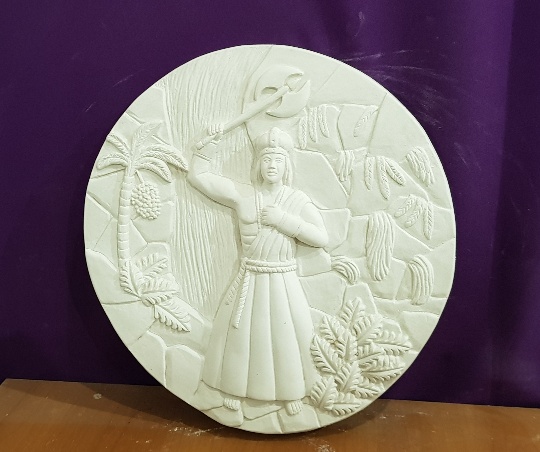 XANGO PLACA 38CM - 2159