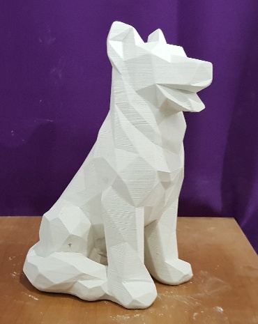 CACHORRO FACETADO 25CM - 2176