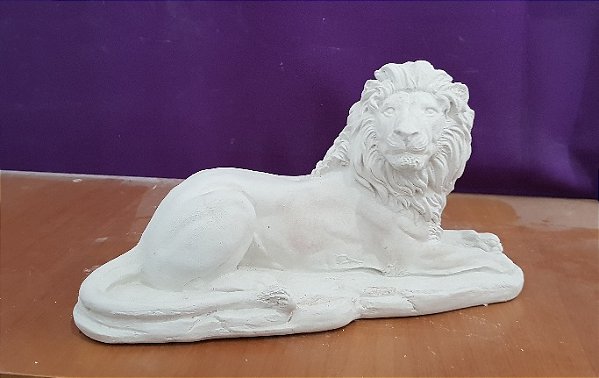 LEÃO DEITADO 27CM - 2185