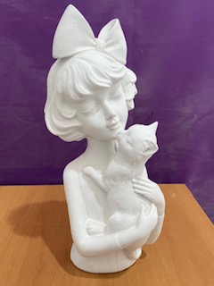 BONECA COM GATO 32CM - 2340