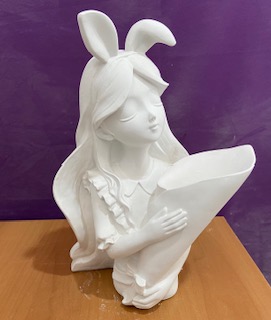 BONECA COM VASO 32CM - 2341