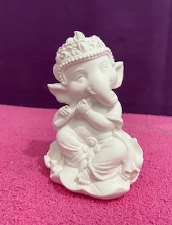 GANESHA COM FLAUTA 12CM - 2409
