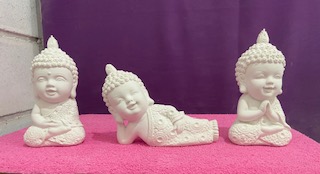 TRIO DE BUDA 18 CM - 2429