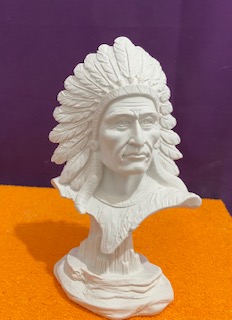 BUSTO DE INDIO 25CM - 2435