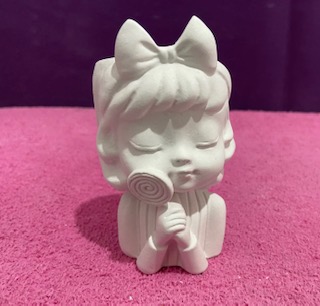 VASO BONECA COM PIRULITO 10CM - 2451