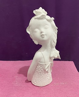 BONECA COM FLOR 30CM - 2527