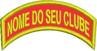 Tira de Nome de Clube Bordada