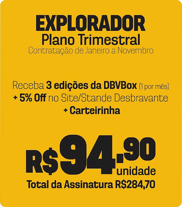 Box Trimestral - Explorador 2026