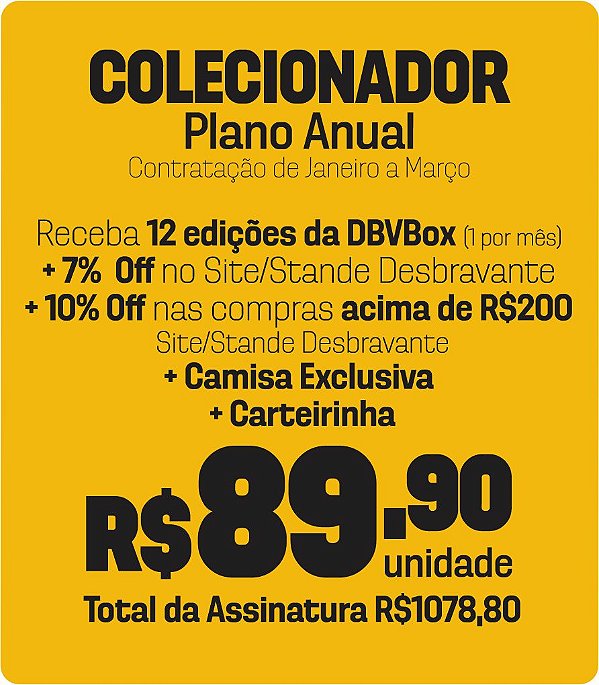 Box Anual - Colecionador 2026