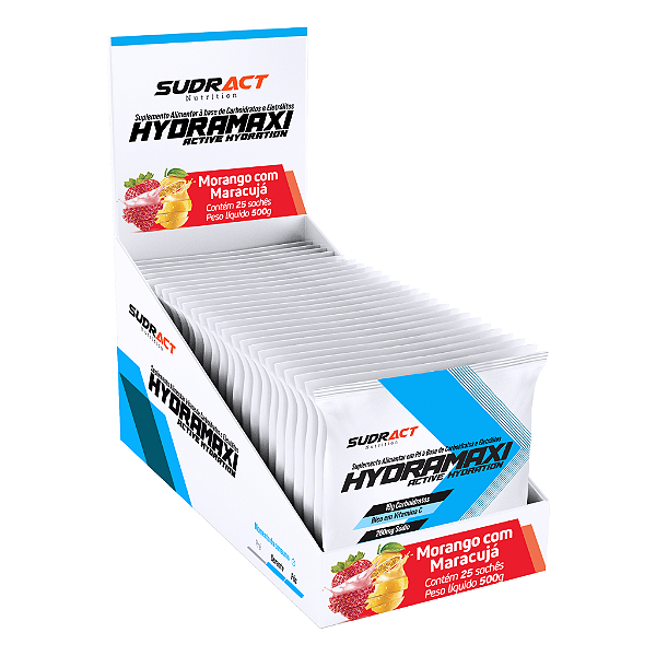 Hydramaxi 20g Cx 25sc Morango Maracujá