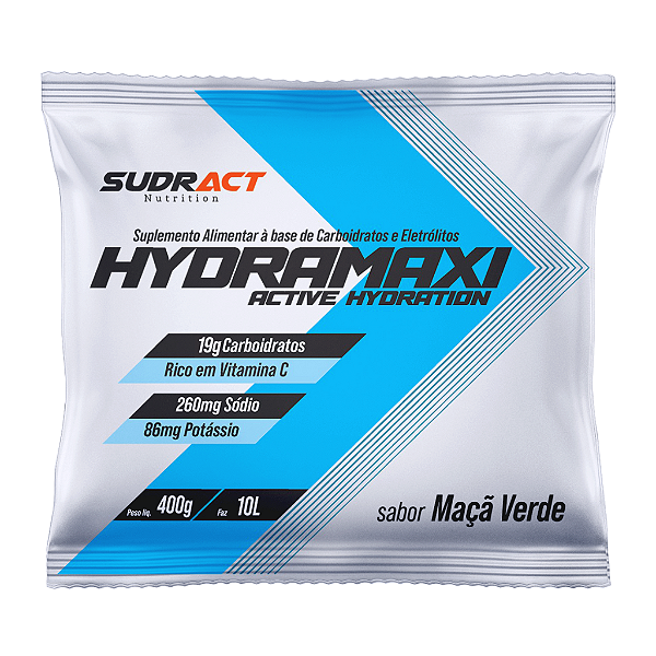 Hydramaxi 400g Maçã Verde Pó p/ Isotônico