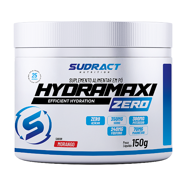 Hydramaxi Zero 150g Pote  Morango